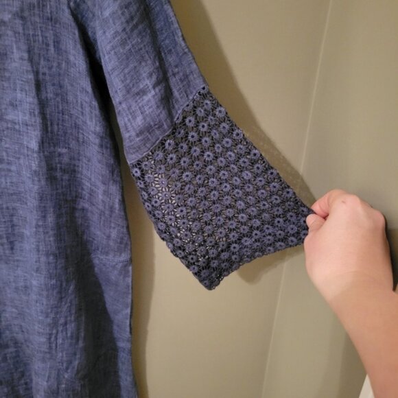 Soft Surroundings New Blue Dress Size Small - Picture 4 of 9